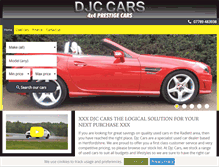 Tablet Screenshot of djccars.co.uk